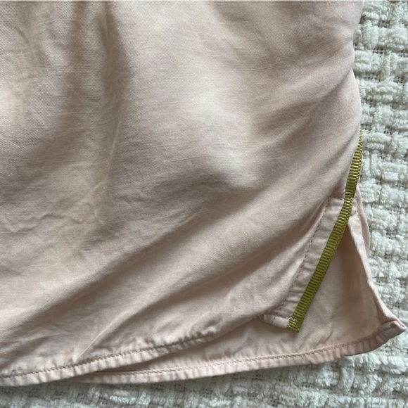H&M light nude pink summer / PJ shorts with pistachio green‎  trim - Picture 10 of 12